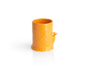 Bong-like Vase in Orange