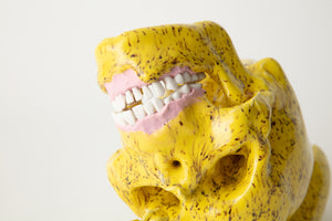 Keith Simpson "Banana Rocking Pot with Skulls" I