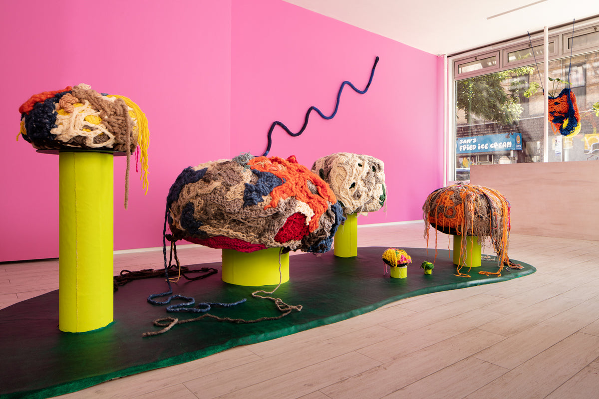 Further Form Sculptural Ottoman 5, Multicolored