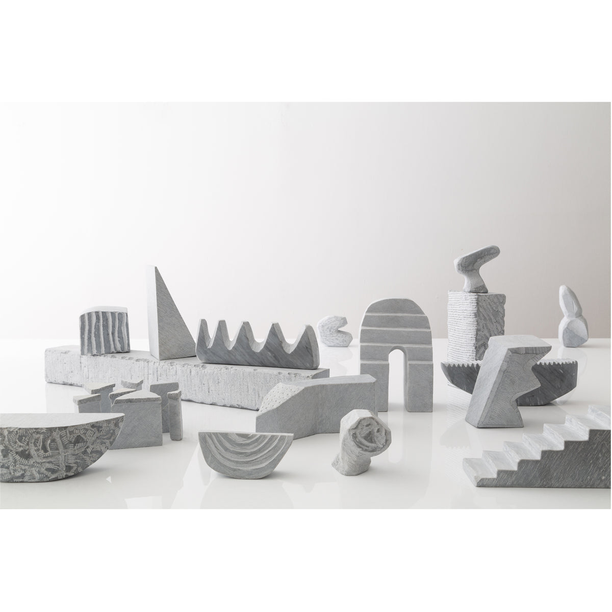Unknown Everyday Village : Dream Steps Marble Sculpture
