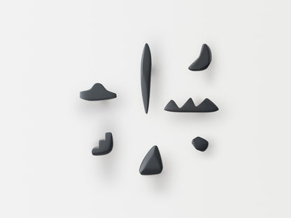 Cloud- Matte Black Brass