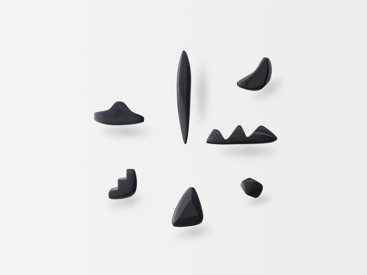 Pebble- Lacquered Black Brass