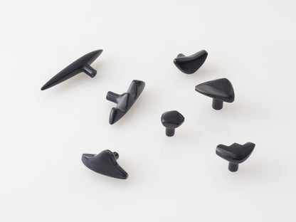 Pebble- Lacquered Black Brass