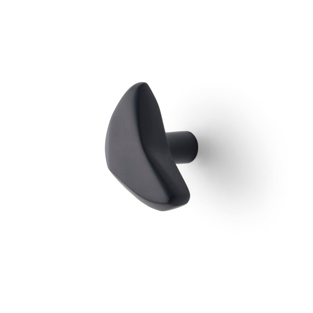 Moon- Matte Black Brass