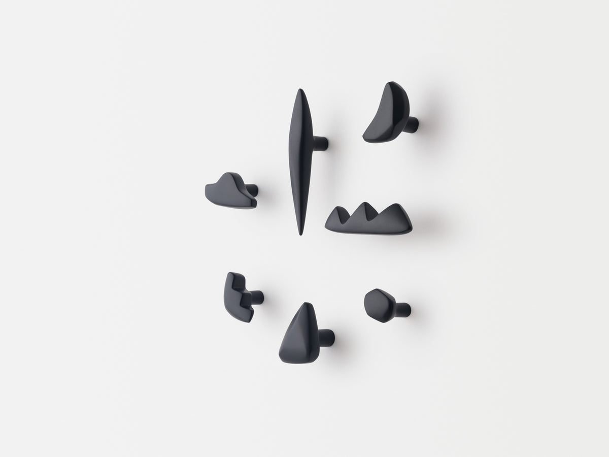Cloud- Matte Black Brass