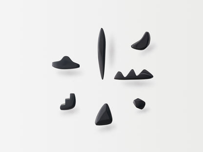 Cloud- Lacquered Black Brass
