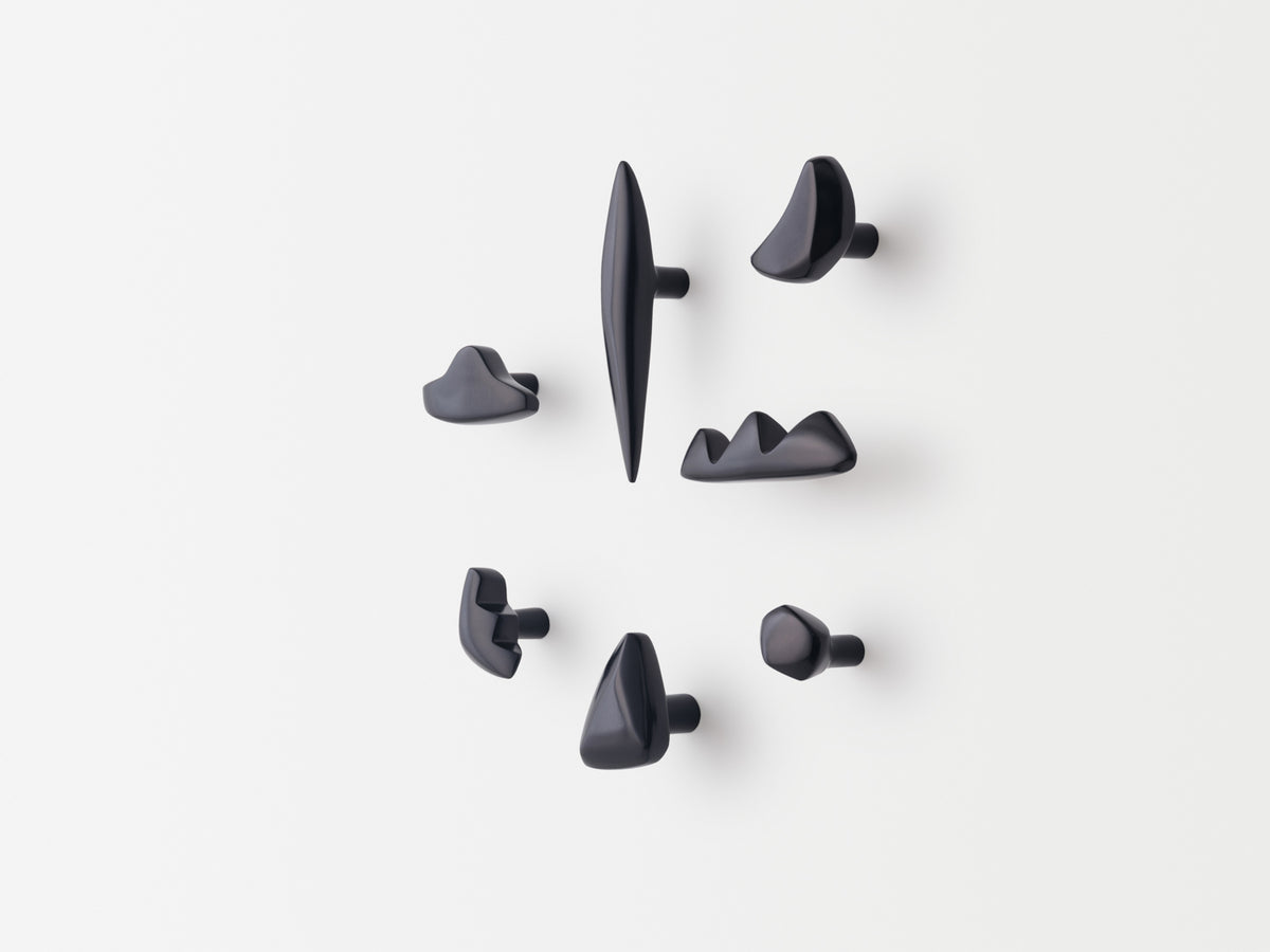 Cloud- Lacquered Black Brass