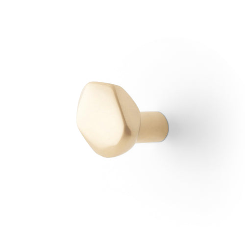 Pebble- Brushed Satin Brass