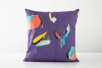 Purple Pod Square Pillow