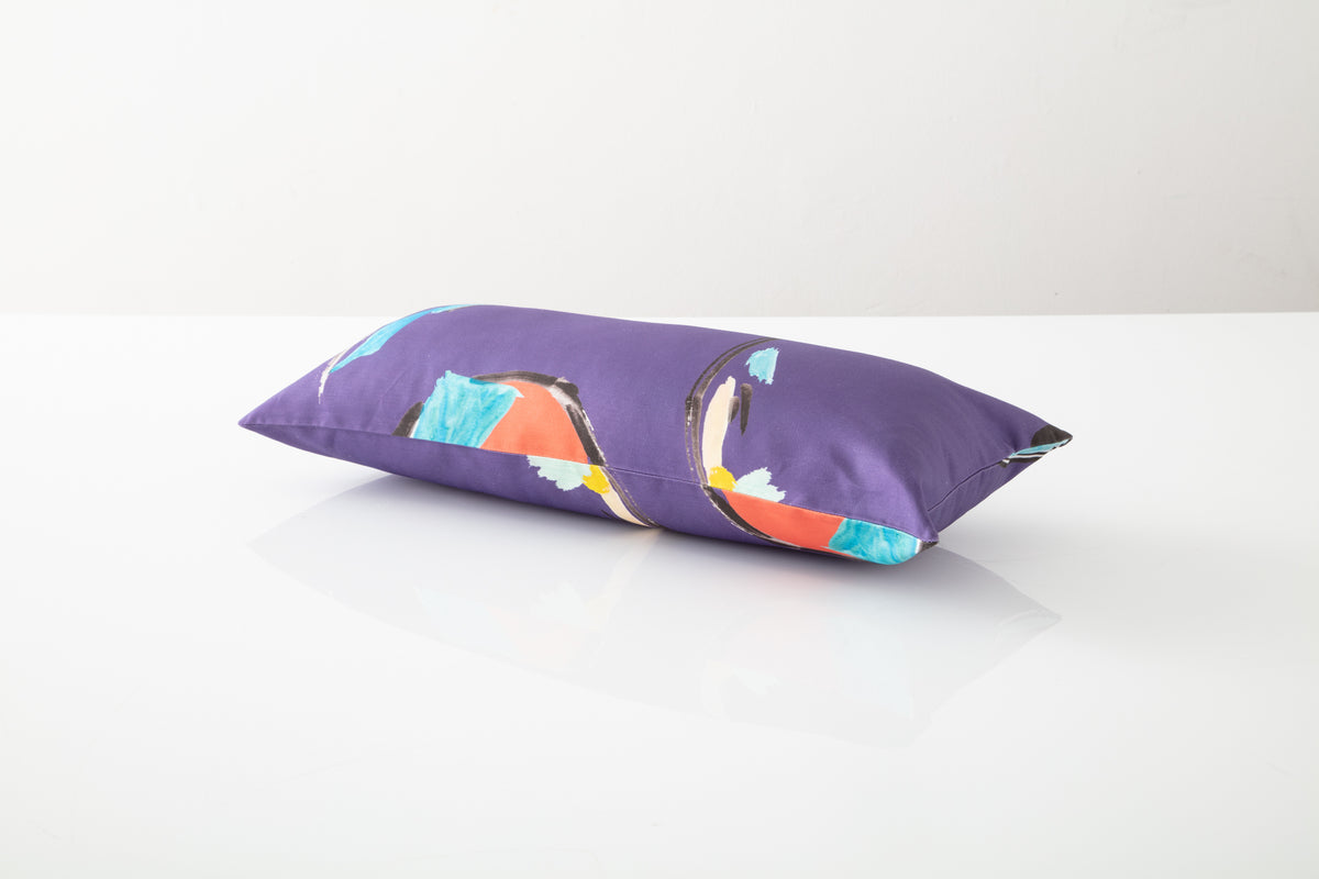 Purple Pod Rectangle Pillow