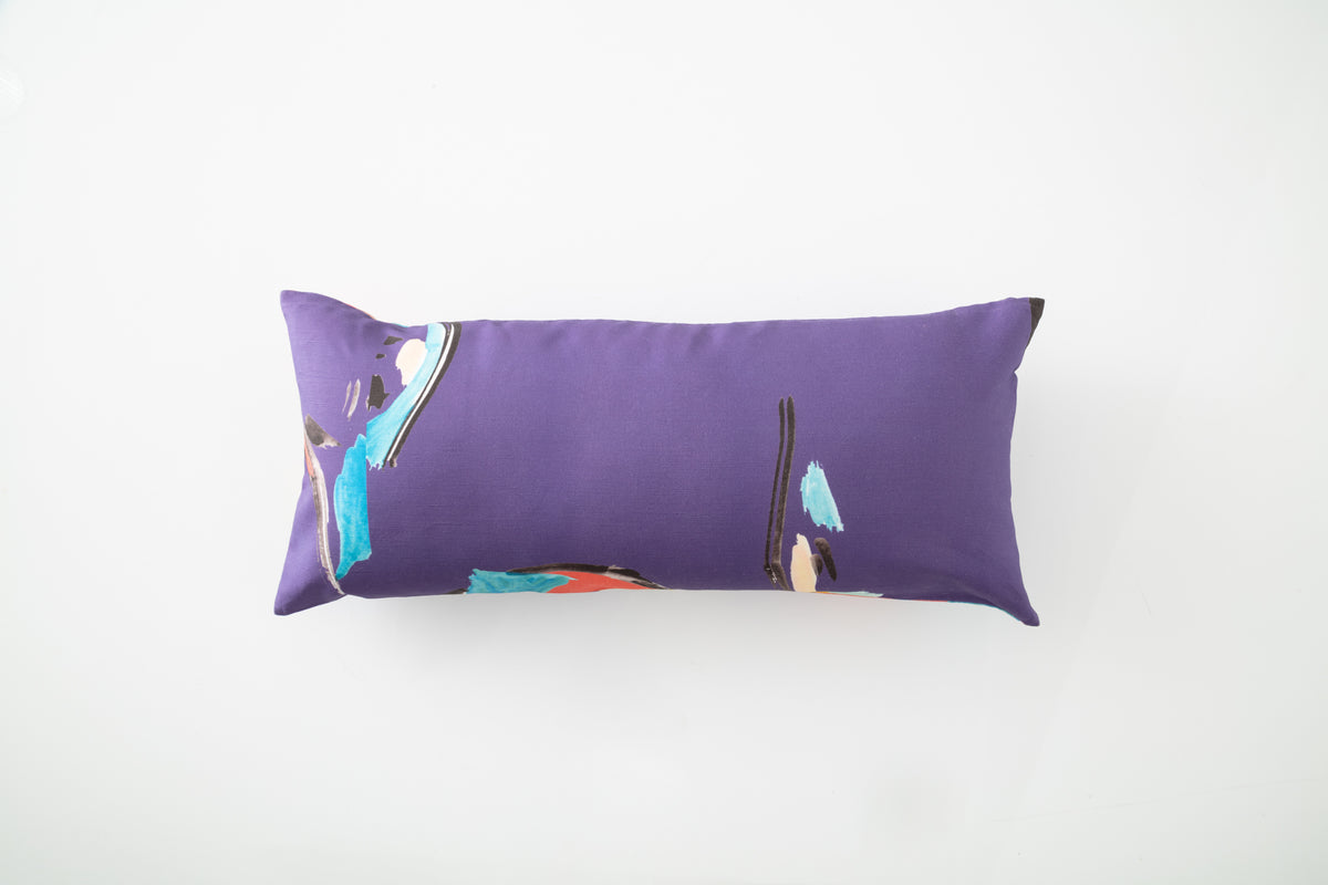 Purple Pod Rectangle Pillow