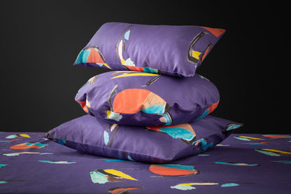 Purple Pod Square Pillow