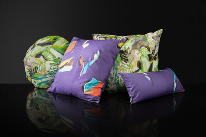 Purple Pod Square Pillow