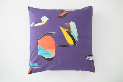 Purple Pod Square Pillow
