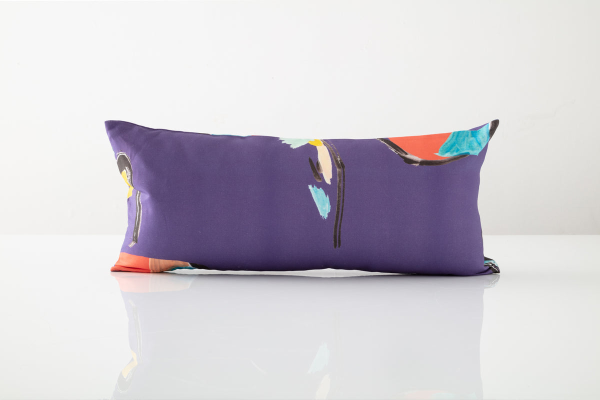 Purple Pod Rectangle Pillow
