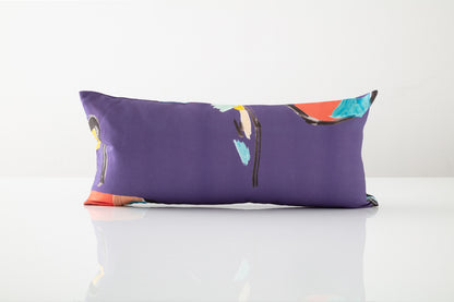 Purple Pod Rectangle Pillow