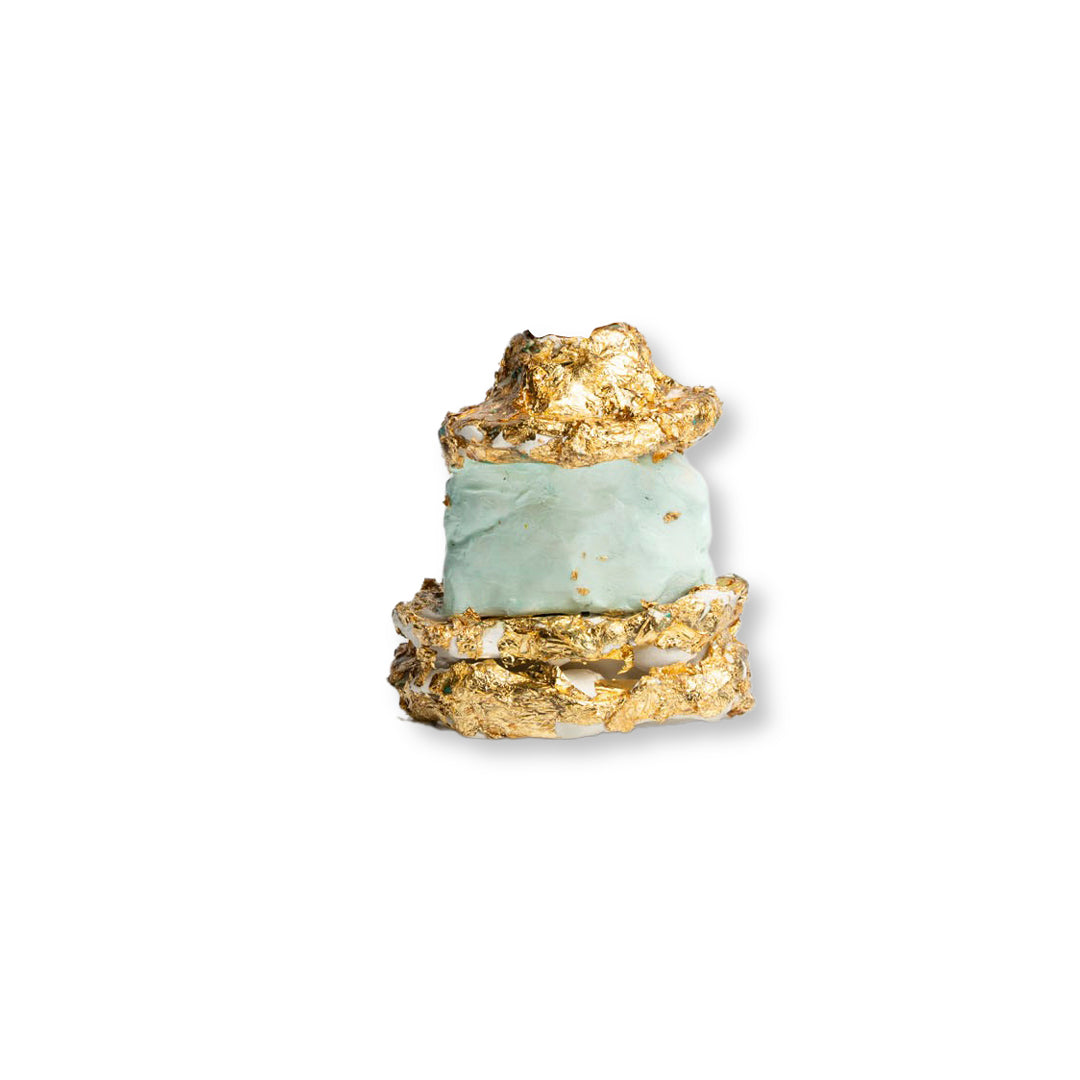 Gilded Green Holder