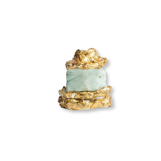 Gilded Green Holder