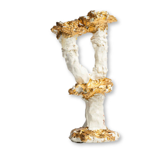Gilded Candelabra Holder
