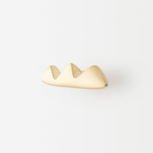 Mountains- Brushed Satin Brass