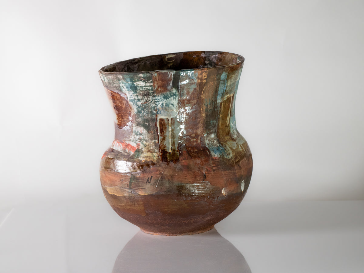Green House Planter #4 : Metallic Brown