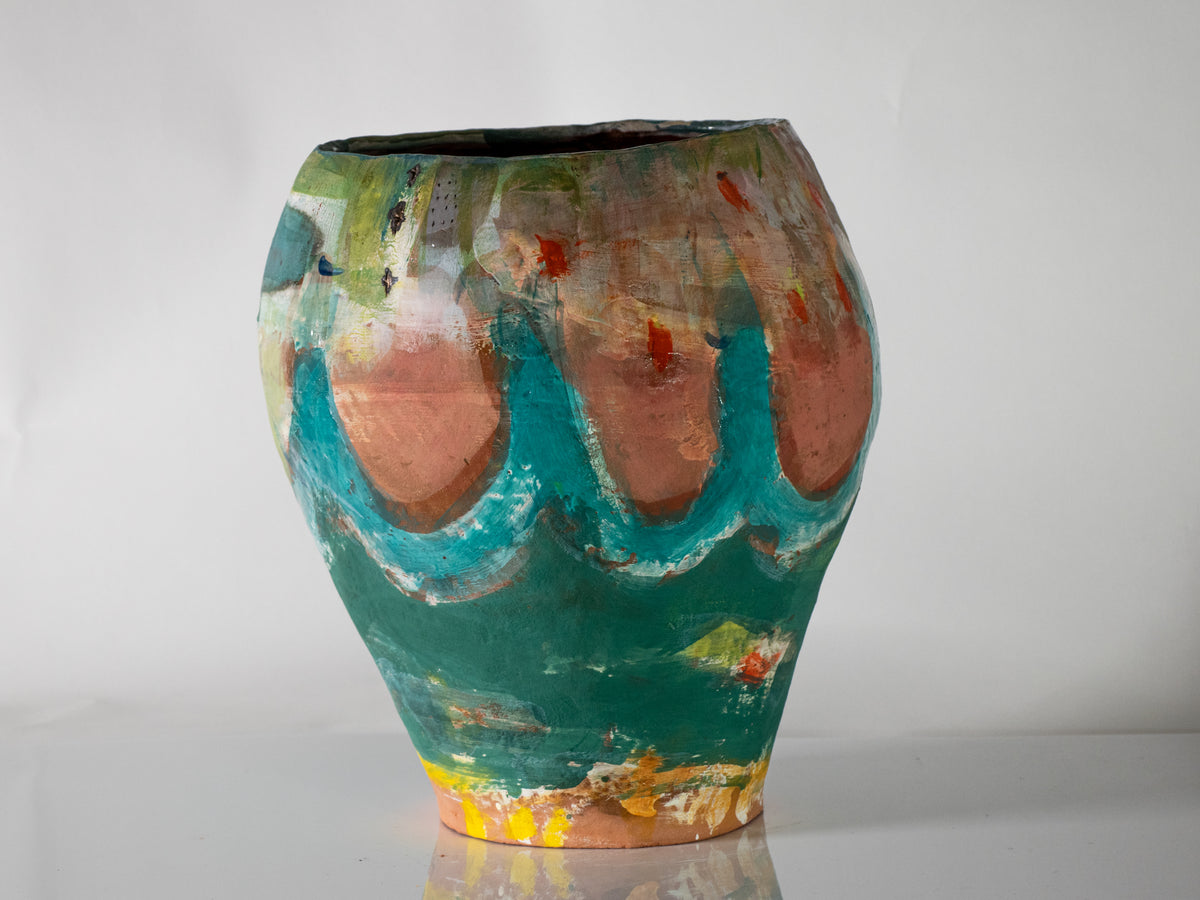 Green House Planter #2 : Turquoise Green