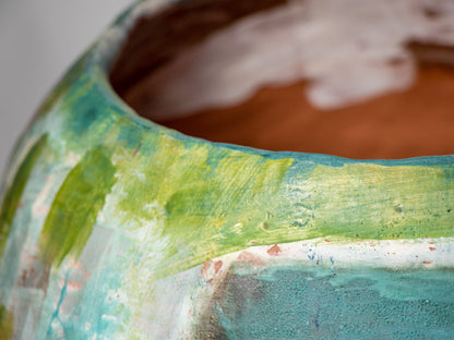 Green House Planter #2 : Turquoise Green