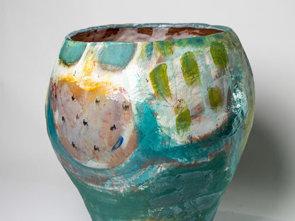 Green House Planter #2 : Turquoise Green