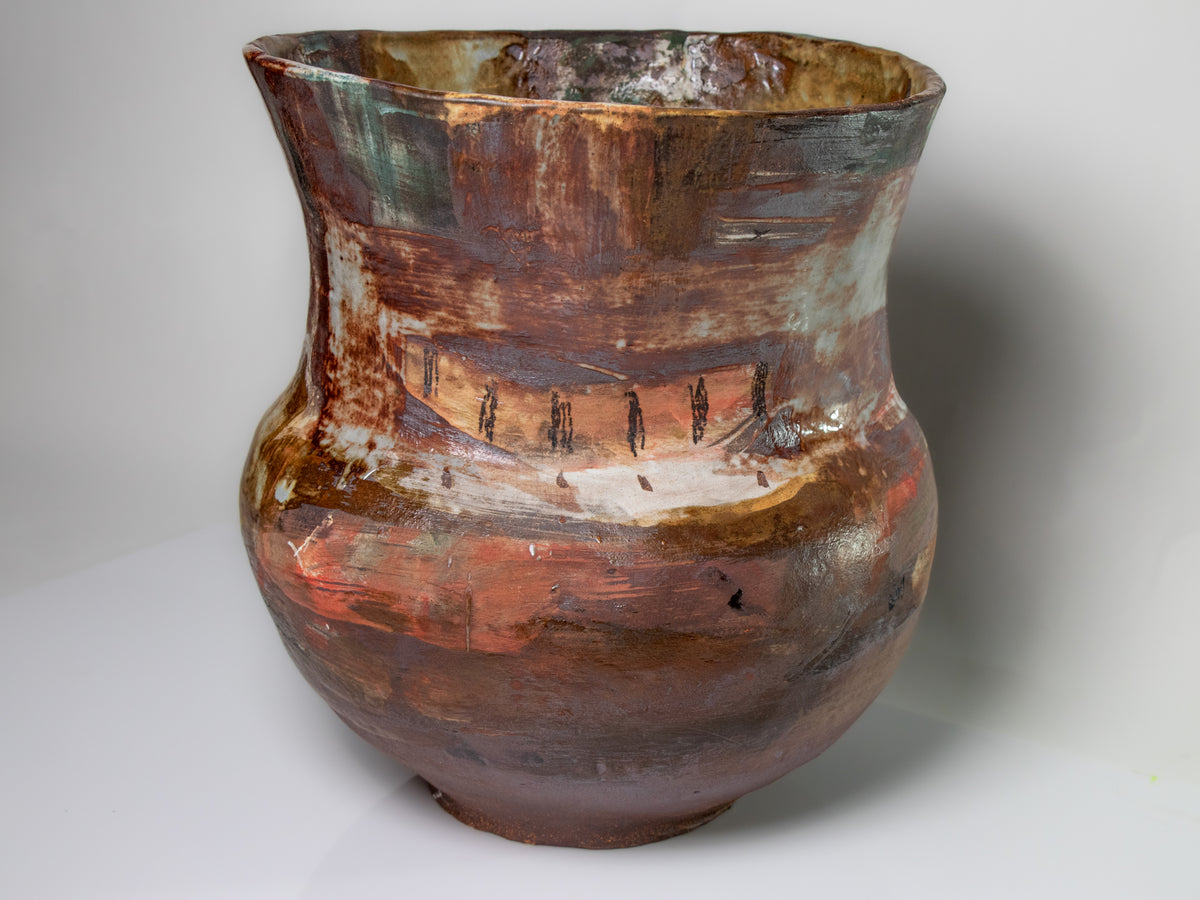 Green House Planter #4 : Metallic Brown