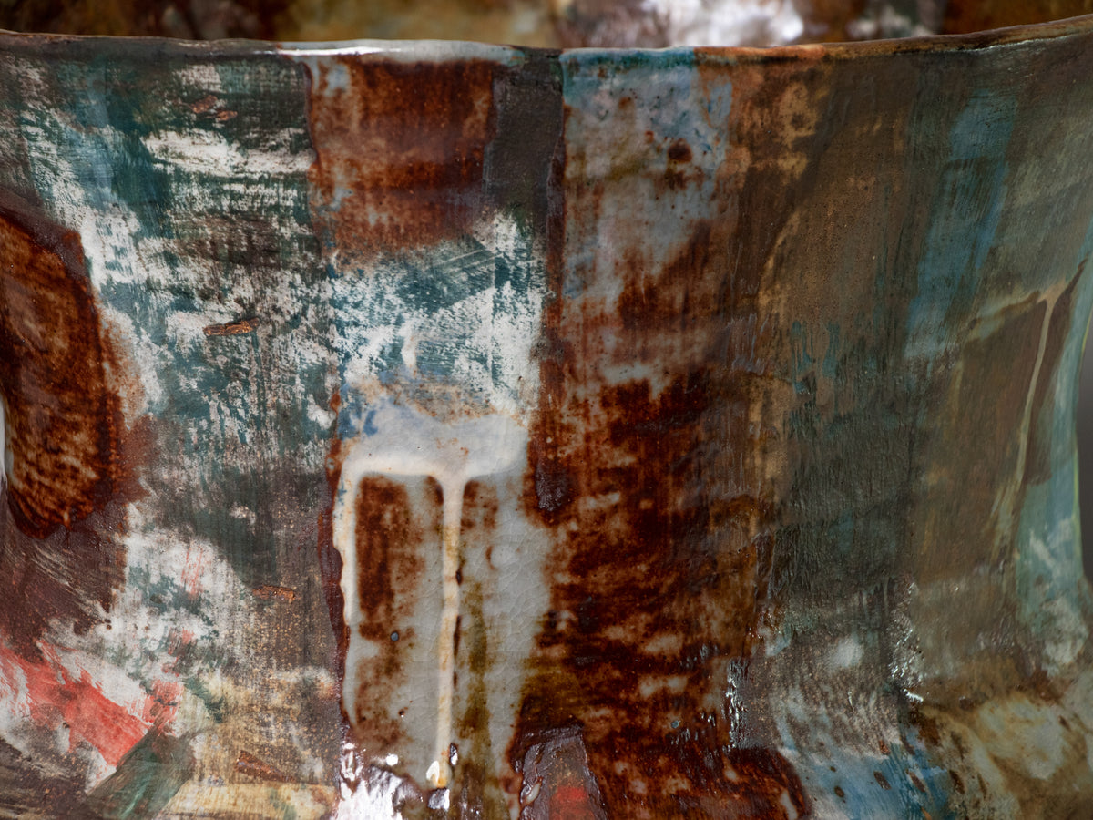 Green House Planter #4 : Metallic Brown