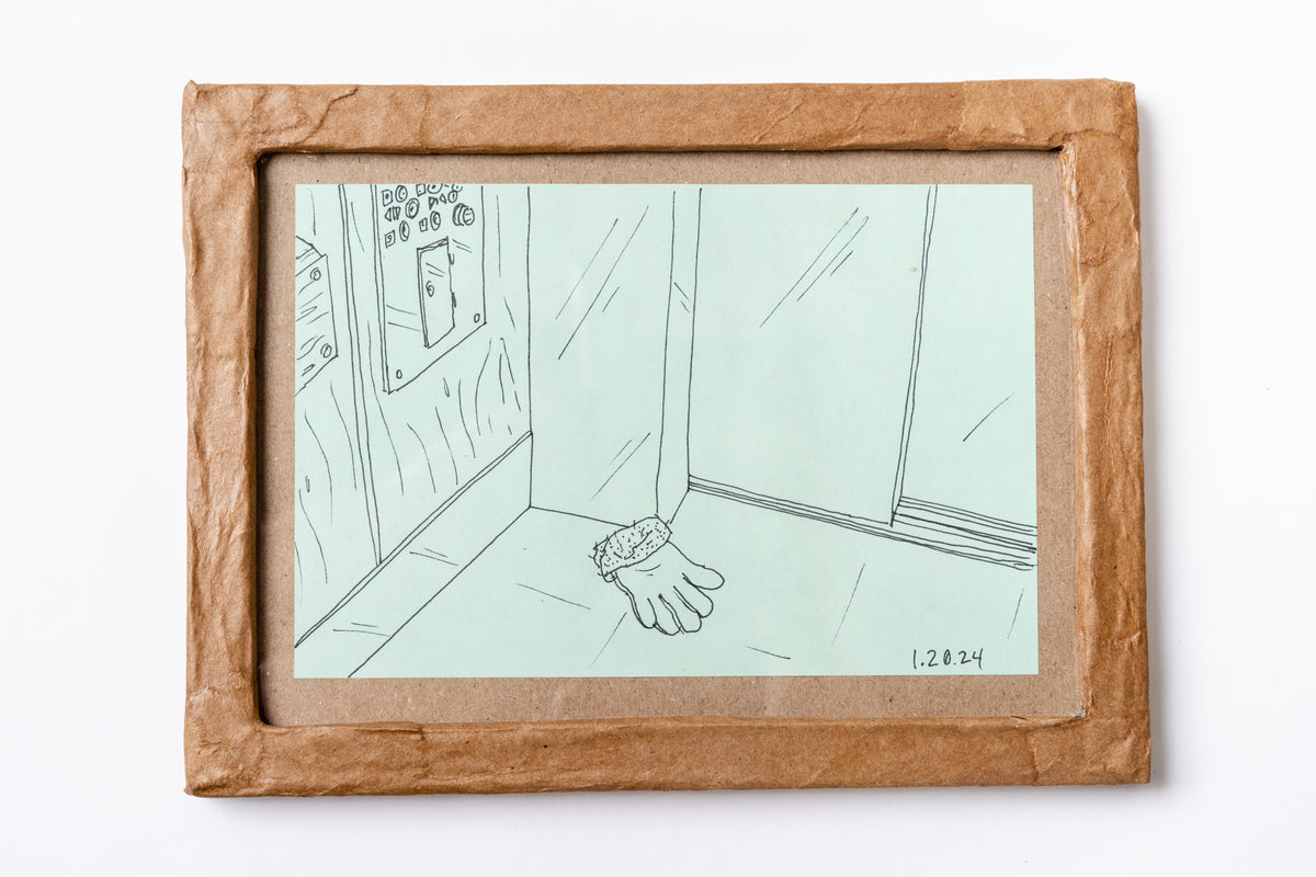 Glove in Elevator