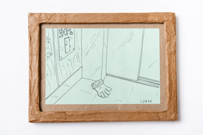 Glove in Elevator