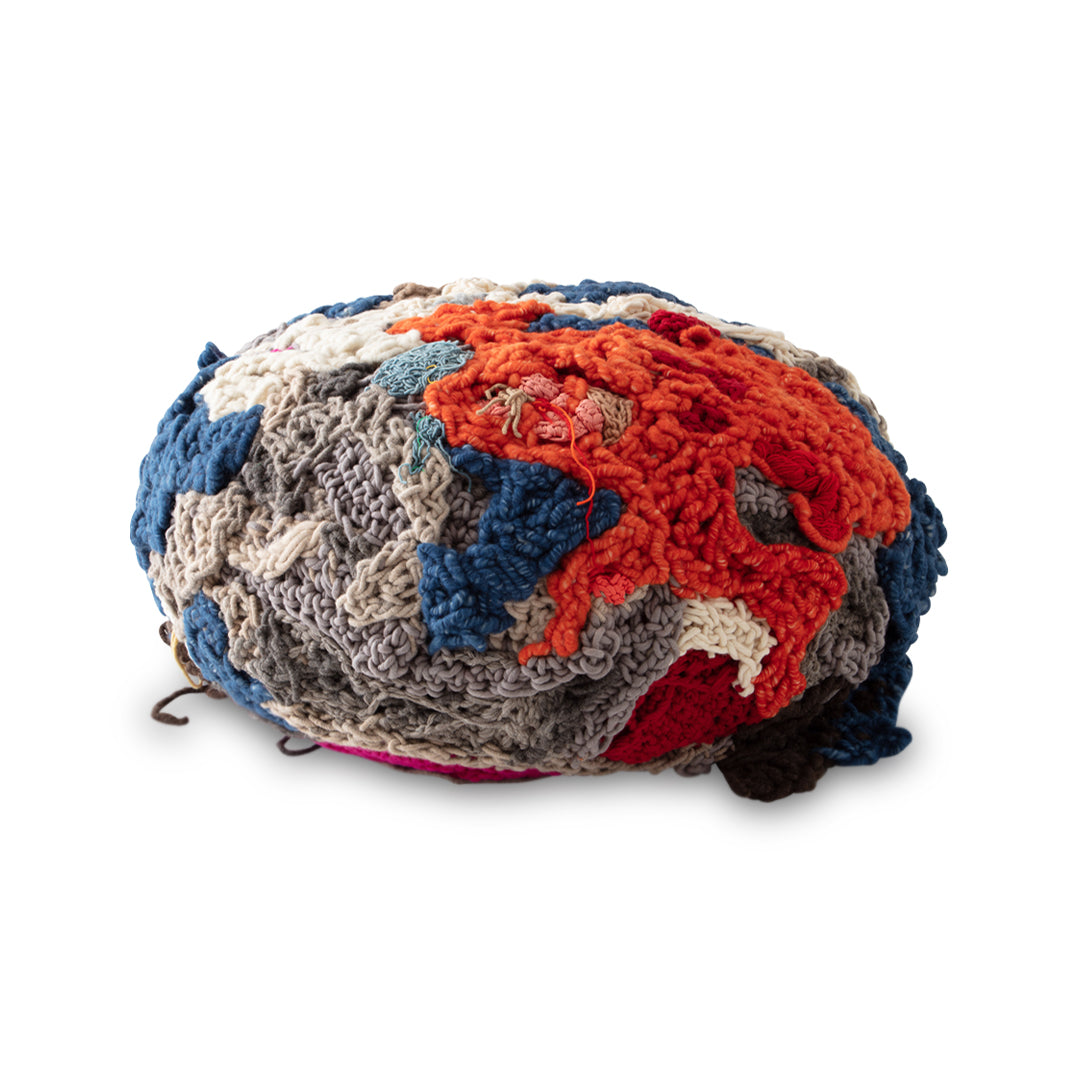 Further Form Sculptural Ottoman 4, Multicolored