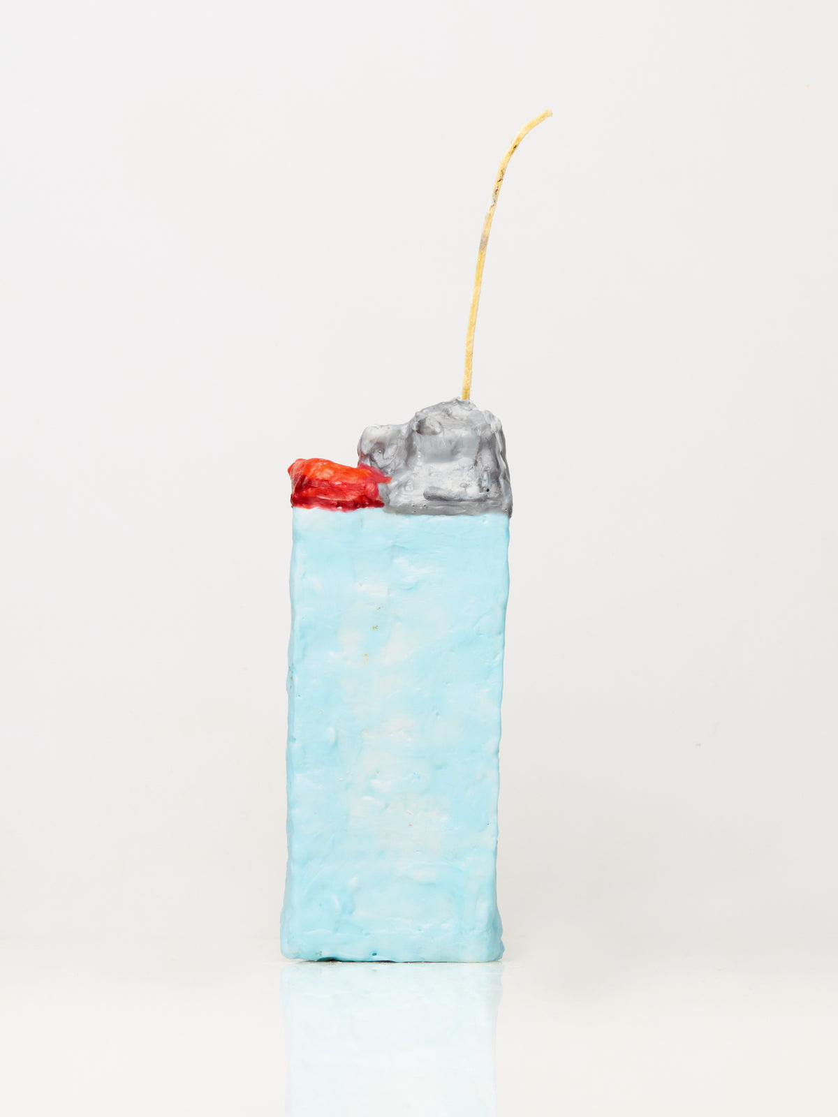 Medium Sky Blue Lighter Candle