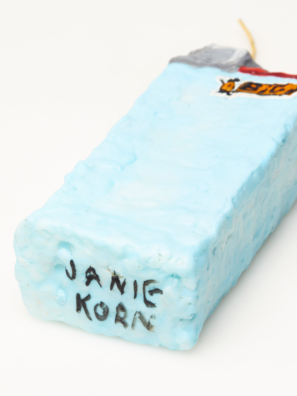 Medium Sky Blue Lighter Candle
