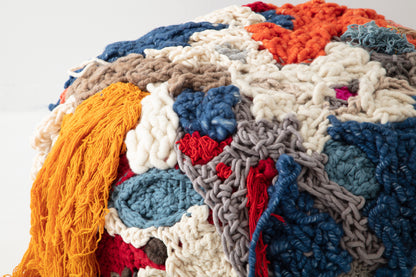 Further Form Sculptural Ottoman 4, Multicolored