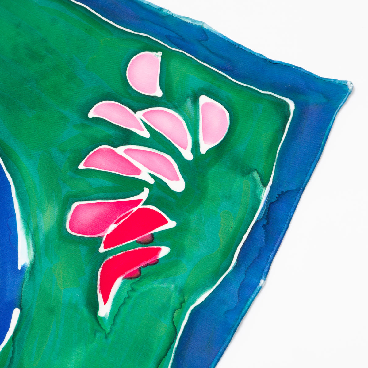 Hand-Painted Fruity Scarf