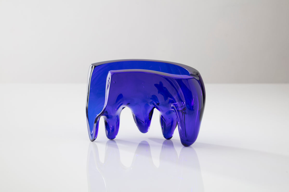 Open Mountains Glass Ashtray