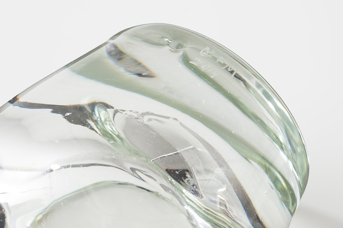 Double Arch Glass Pedestal