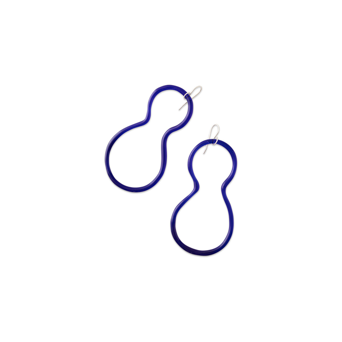 Figure 8 Cobalt Banded Earrings