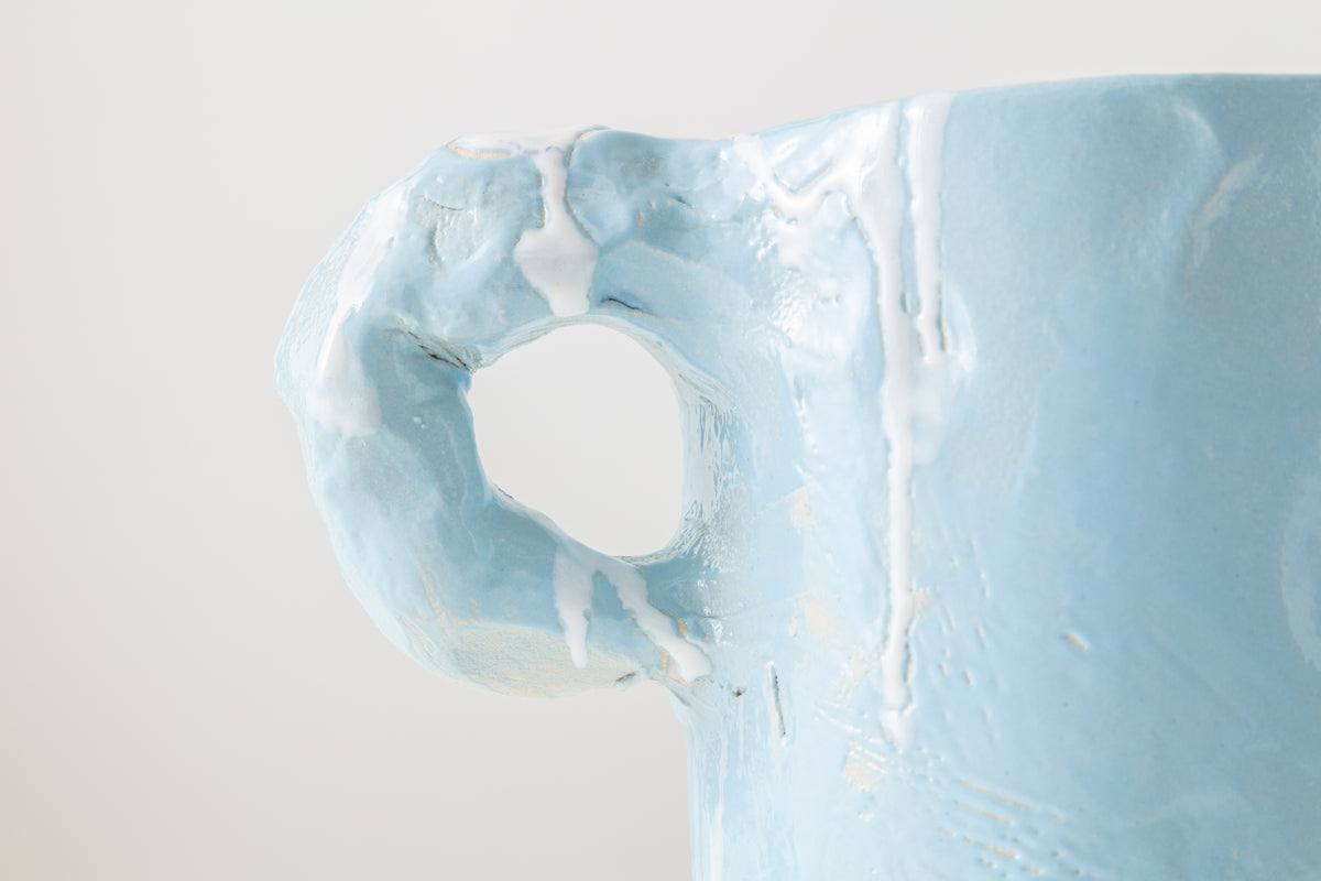Light Blue Studio Pitcher