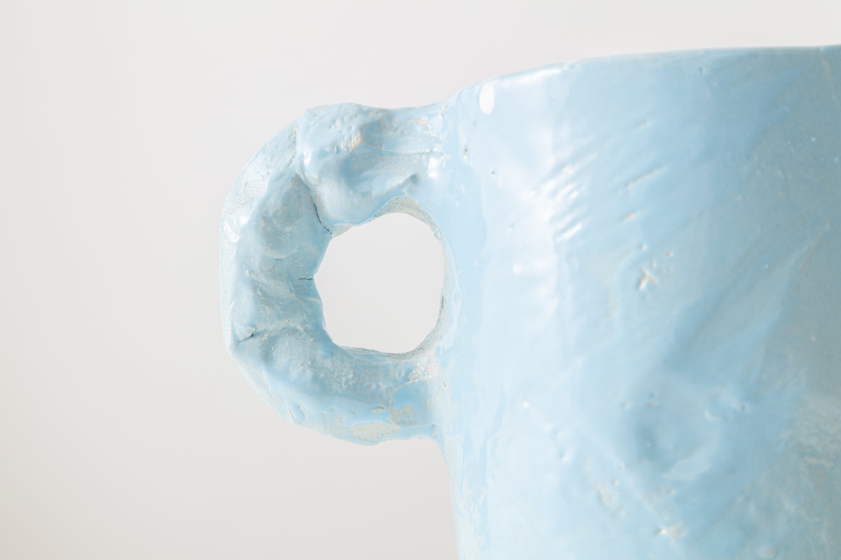 Light Blue Studio Vase