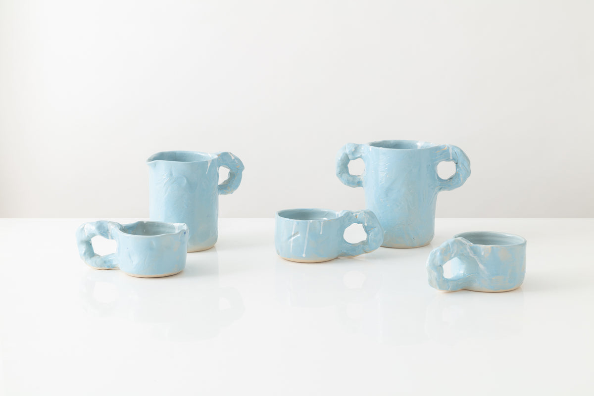 Light Blue Studio Vase