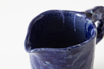 Dark Blue Studio Pitcher