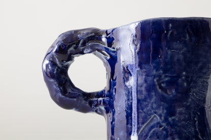 Dark Blue Studio Pitcher