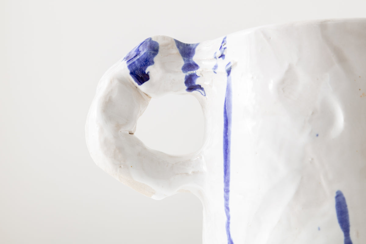 White Studio Vase