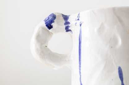White Studio Vase