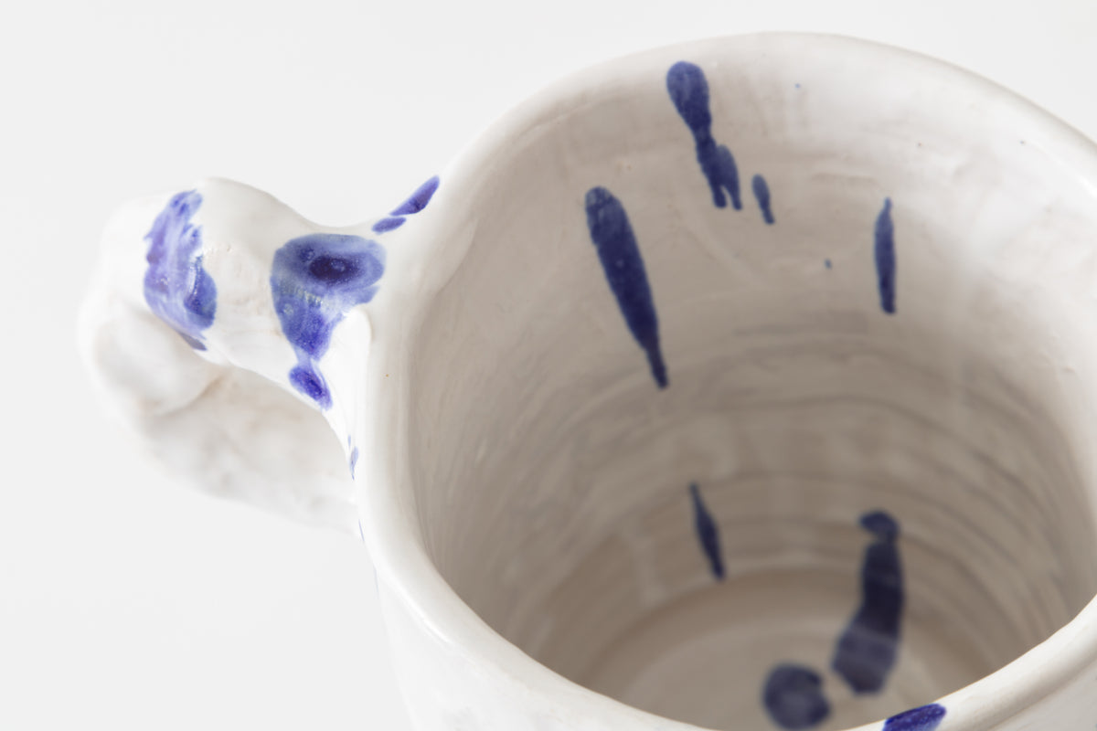 White Studio Vase