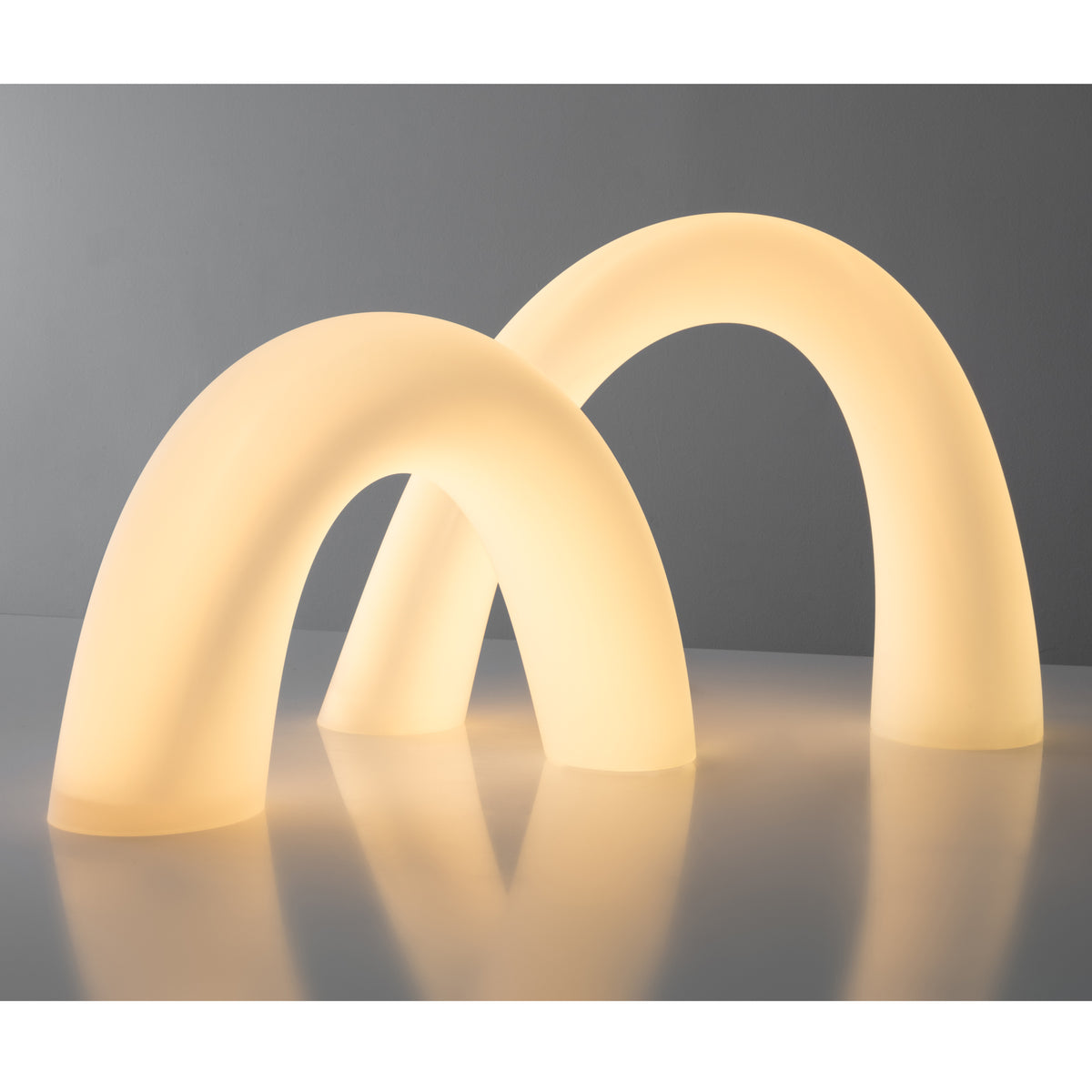 Large Arc Hand-blown Glass Inhabitants Light