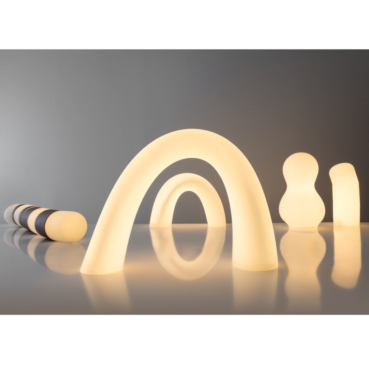 Gourd Hand-blown Glass Inhabitants Light